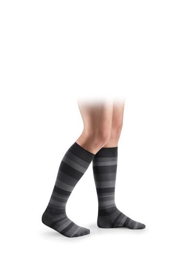 Sigvaris Style Pattern Kompressions-Kniestrumpf CCL2 mit geschlossener Spitze
