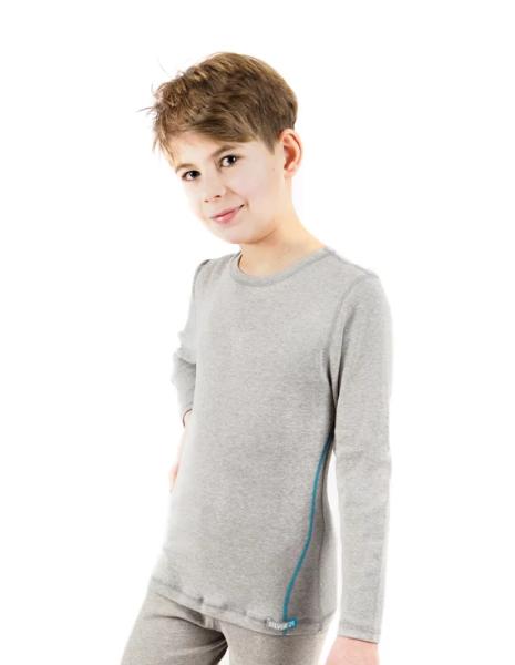 SILVER25 Langarmshirt mit Silberfäden für Jungen mit Neurodermitis
