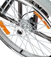 Vorschau: Bischoff & Bischoff Econ XXL Sondergrößen-Rollstuhl mit Trommelbremse, belastbar bis 250 kg