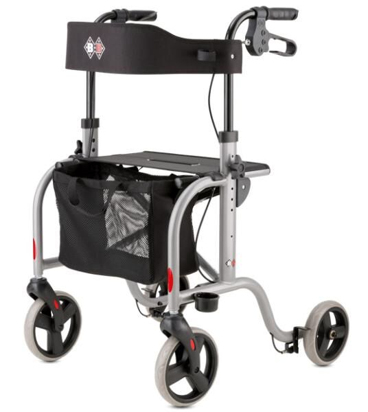 BISCHOFF & BISCHOFF RL-SMART ST Leichtgewichtrollator aus Aluminium, Sitzhöhe: 54 cm