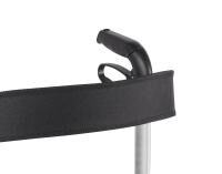 Vorschau: RIDDER Rollator Mio doppelt zusammenfaltbar mit Ankipphilfe, Sitz, Rückengurt u. Reflektoren