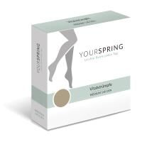 Vorschau: Spring medical YOURSPRING MEDIUM transparenter Stützstrumpf Kniestrumpf 140 DEN in versch. Farben