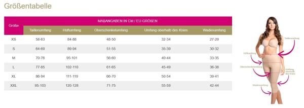 lipoelastic TD Comfort postoperative Kompressionshose mit Hygieneöffnung u. Reißverschluss