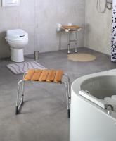 Vorschau: RIDDER Bad-Hocker Pro höhenverstellbar Gesamtabmessung: ca. 59,5 x 36 x 41,5-54 cm