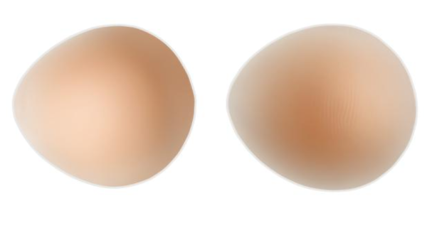 THUASNE SILIMA OVAL SHELL Teil- und Ausgleichsepithese Haut Cup B beidseitig verwendbar