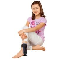 medi M.step Kidz hautfreundliche Kinder Sprunggelenkorthese Unigröße Jeans-Look mit Schaum-Gel-Polst