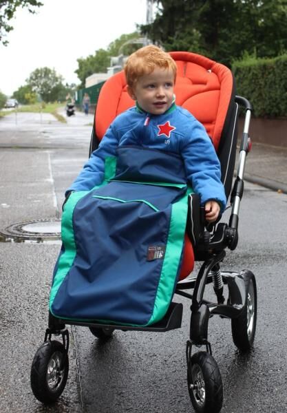 Pellis Medica Kinder-Schlupfsack Pädy für Kinderwagen, wasserdichtes und pflegeleichtes Nylongewebe
