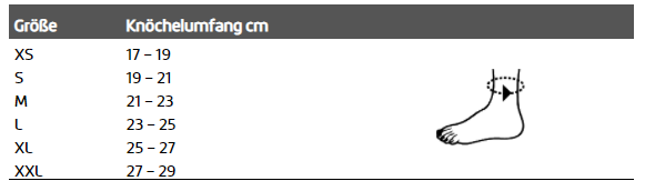 THUASNE Malleo-Go atmungsaktive Sprunggelenkbandage zur Kompression und Führung des Sprunggelenks
