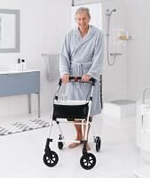 Vorschau: RIDDER Wohnraum-Rollator Pit zusammenklappbar mit Hand- und Feststellbremse