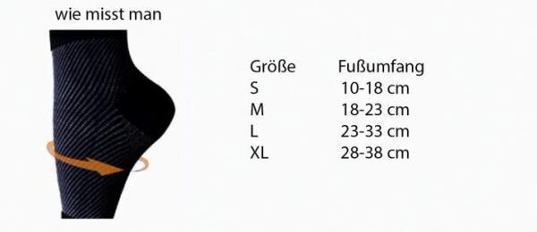 ANTAR Sprunggelenkbandage aus Bambusfasern bietet leichte Kompression u. Wärme