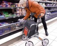 Vorschau: Russka Einkaufs-Rollator Let’s Shop in grau, Volumen: 25 Liter