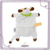 Vorschau: welliebellies® "Schmusetuch Kuh" Wärmekuscheltier mit Bio-Hirse-Füllung, spendet bis zu 90 min Wärme