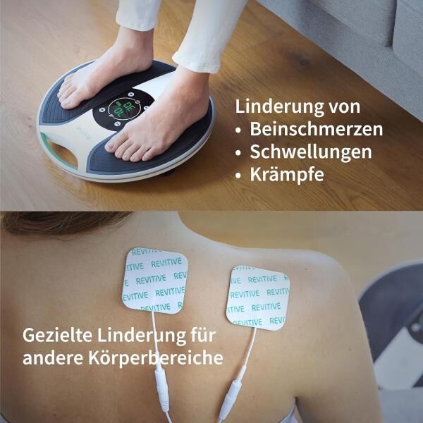 REVITIVE Medic Plus Knie Durchblutungs-Stimulator zur Unterstützung bei Knieschmerzen