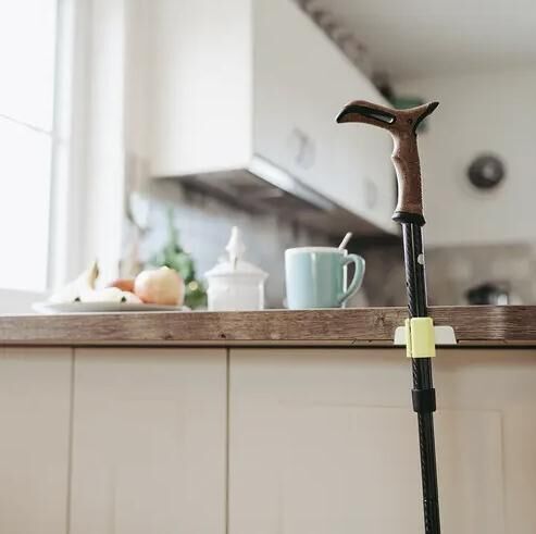 SALJOL Gehstock mit Korkgriff, faltbar und wiegt nur 278 g