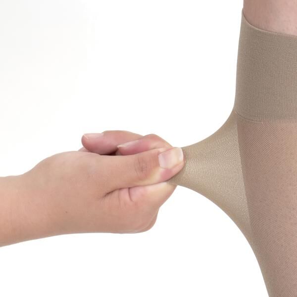 Spring medical YOURSPRING MEDIUM transparenter Stützstrumpf Schenkelstrumpf 140 DEN