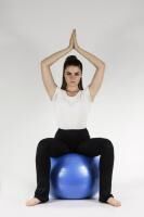 Vorschau: ANTAR Rehabilitationsball mit einem Durchmesser von 75 cm in Blau mit ABS-System
