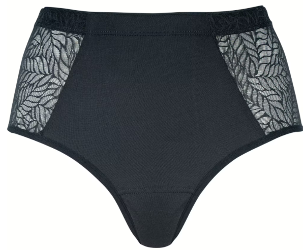 SELENACARE 3er Multipack Periodenunterwäsche Recycled Lace Leaf High Waist mit recycelter Spitze