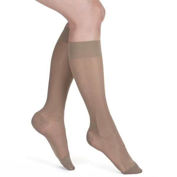 Spring medical YOURSPRING MEDIUM transparenter Stützstrumpf Kniestrumpf 140 DEN in versch. Farben