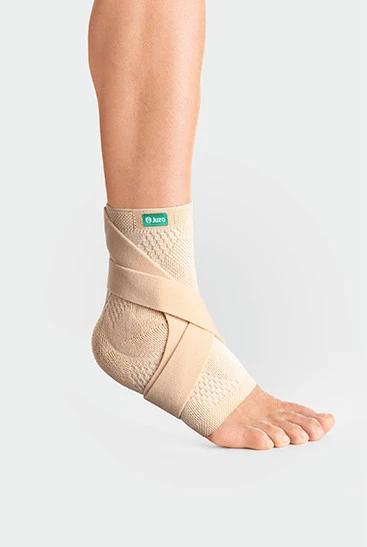 JuzoFlex Malleo Xtra strong atmungsaktive Sprunggelenkbandage mit Silikonpelotten