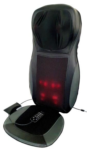 ergoleben Premium Shiatsu Sitzauflage mit 12 Massageköpfe, Vibrationsmassage und Wärmefunktion