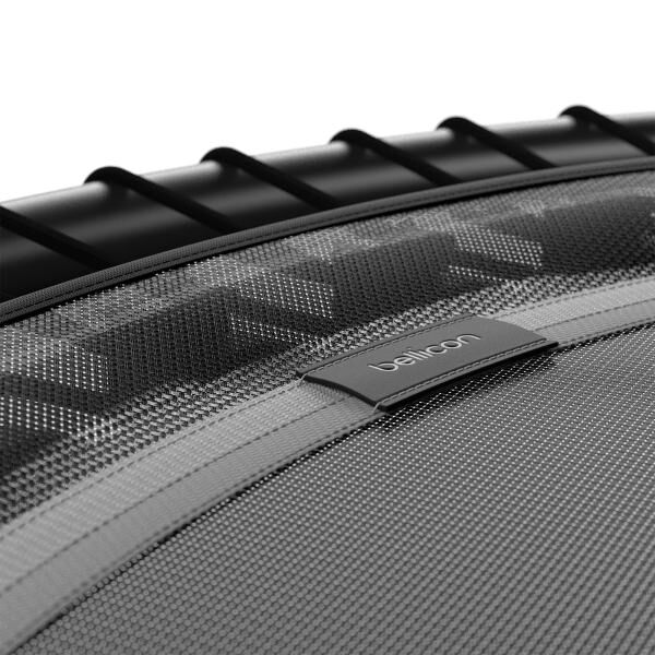 bellicon Trampolin Klassik mit Klappbeinen, 100 cm für Basisübungen, starke Seilringstärke