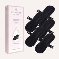 SELENACARE 5er Multipack nachhaltige waschbare Slipeinlage mit Druckknopf für die leichte Periode