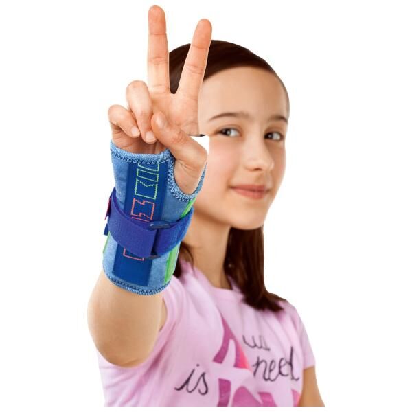 medi Kidz Manumed atmungsaktive Kinder Handgelenkorthese zur Stabilisierung des Handgelenks