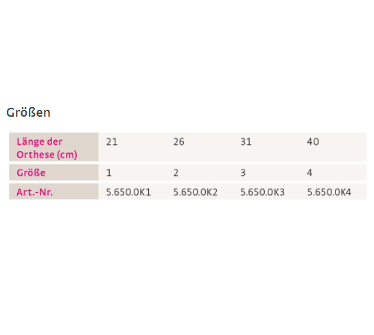 medi Classic Kidz anpassbare Kinder Knieorthese zur Ruhigstellung in gestreckter O° Position