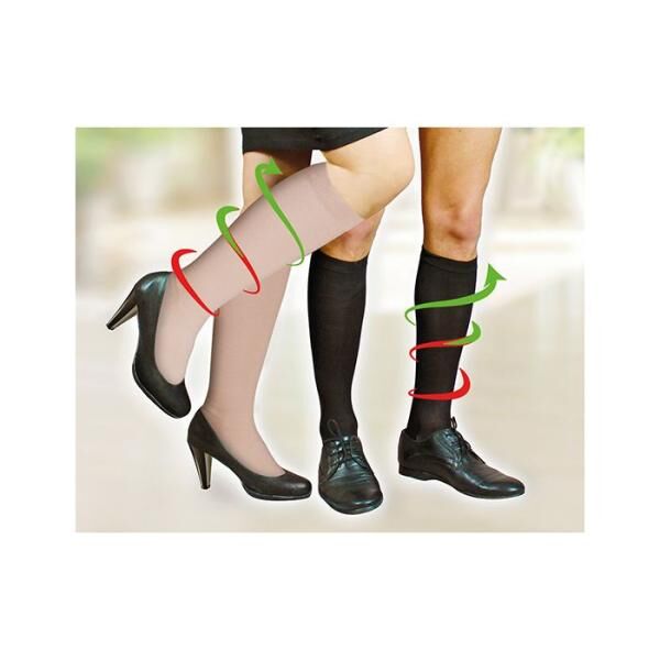 HYDAS Kompressionsstrümpfe im 2er Set für gesunde Beine und sicheres Reisen