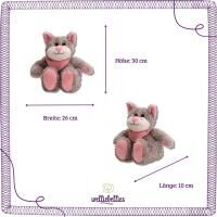 Vorschau: welliebellies® "Katze groß" Wärmekuscheltier mit Bio-Hirse-Füllung, spendet bis zu 90 min Wärme