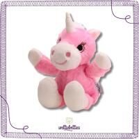 welliebellies® "Einhorn groß" Wärmekuscheltier mit Bio-Hirse-Füllung, spendet bis zu 90 min Wärme