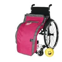 Pellis Medica Kinder-Schlupfsack Lilly für Rollstühle in pink mit rundum Reißverschluss
