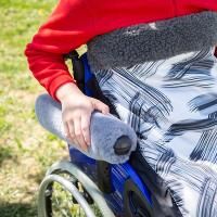 Pellis Armlehnen Polster für Rollstühle Paar mit Klettverschluss