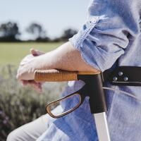 Vorschau: SALJOL AR54 Allround Aluminium Rollator mit Ankipphilfe, Sitzhöhe: 54 cm, zusammenklappbar