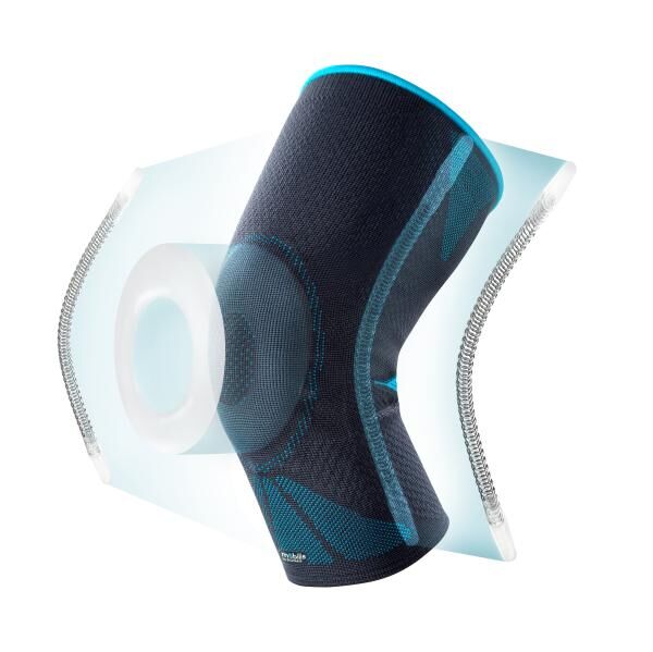 mobilis by SIGVARIS GROUP GenuActive Pad Kniebandage für mittlere Stabilisierung mit Pelotte
