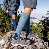 Vorschau: BAUERFEIND Sports Outdoor Merino Compression Socks High Women Kompressionsstrümpfe Damen