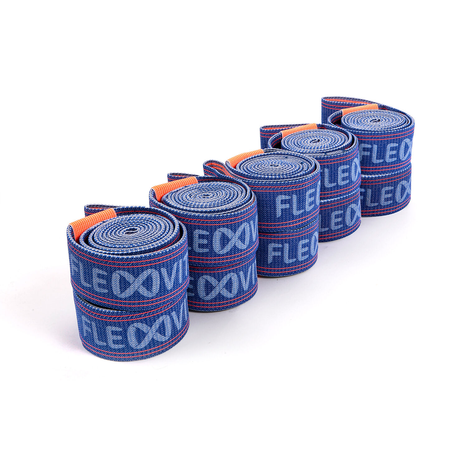 FLEXVIT Resist Widerstandsband – Athletikband Für Sprint, Sprungkraft & Reha – 4 Stärken, Waschbar, Made In Germany, Mit 2 Manschetten