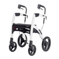 Vorschau: SALJOL Rollz Motion 2in1 Rollator o. Schieberollstuhl mit Trommelbremsen u. Ankipphilfe, faltbar