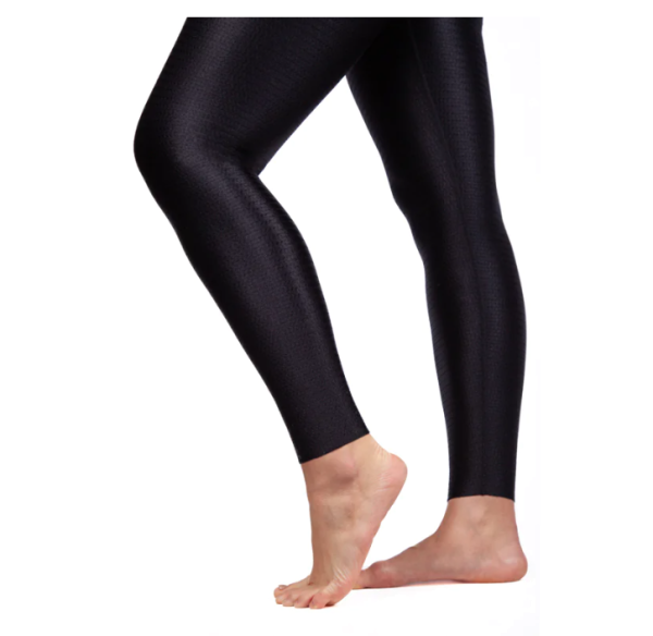 Lipoelastic FLOW leggings schwarz mit sanfter Kompression und Massage Effekt