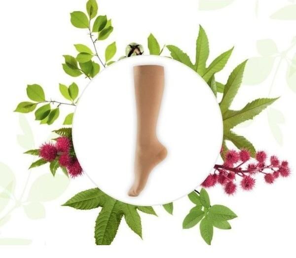 ofa Lastofa Verde blickdichte u. nachhaltige Kompressionsstrümpfe Kniestrümpfe m. Komfortzone