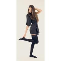 Vorschau: ECOSANA Cotton blickdichte Kompressionsstrümpfe mit Baumwolle Made in Germany KKL 2 versch. Längen