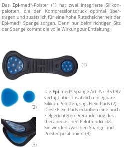 Thuasne Epicondylitisspange Epi Med bei Tennis- und Golferarm