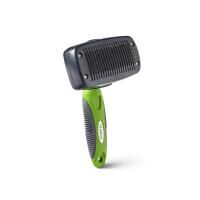 fellhof Fellbürste mit Reinigungsautomatik zur Reinigung und Erhöhung der Lebensdauer von Lammfellen