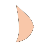 Vorschau: amoena Essential Light 2A Brustprothese, Leichtprothese, mittlere Brustform, rechts o. links