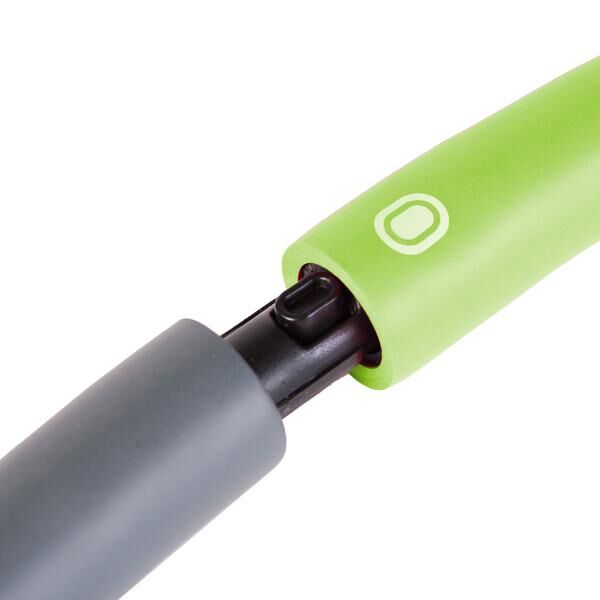 ARTZT vitality Fitnessreifen/Hula Hoop grün grau, Durchmesser: 100 cm, einfach zerlegbar