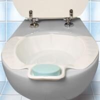 Vorschau: Vital Comfort Bidet-Einsatz mit Seifenschale einfach auf der WC-Schüssel platzieren