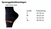 Vorschau: ANTAR Knöchelbandage mit Silikoneinsätzen unterstützung des Gelenks und Massage um die Ferse
