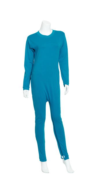 suprima CareFunction Inkontinenz-Pflegeoverall Slim, lang, teilbarer Reißverschluss am Bein