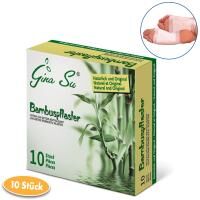 Vorschau: Gina Su Bambuspflaster mit Turmalin 120 Stück im praktischen 10er Päckchen