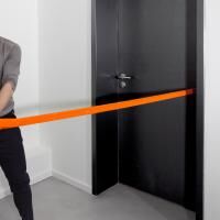 Vorschau: FLEXVIT Tür-Anker zur Fixierung der Bänder an der Tür, variabel und schnell fixierbar ohne Bohren